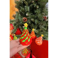 Rotatable pine tree model, removable 3D design, Christmas decoration