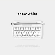 ACTTO B303 (English Layout86 Keys) Retro Bluetooth 5.0 Typewriter Keyboard with Integrated Stand for