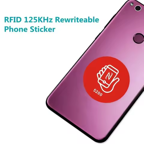 125KHz Rewritable Sticker Keytag Anti Metal Interference Label RFID EM4305 T5577 Writable Key Token 