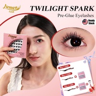 Bulu Mata [Free Golden Tweezer] Lumen Lash # Twilight Spark | Airy Nano Series Eyelash Glue Free| 13