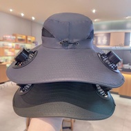 Summer Solar Fan Hat Ultraviolet Bucket Hat Sunscreen Solar Fan Hat Fishing Fan Sun Hat