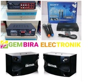Paket karaoke BMB 8 inch amplifier bisa bluetooth