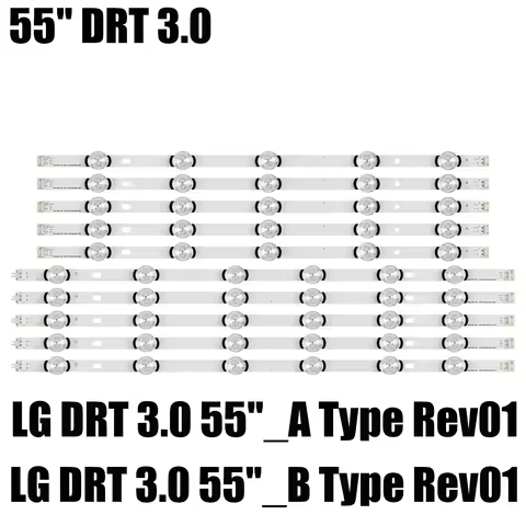 LED strip For 55LF580V 55LF5800 55LF6000 55LB630V 55LF6500 55LB628V 55LB5500-ZA 55LB550U-ZA 55LB550V