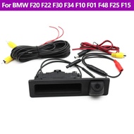 Car Trunk Lid Door Handle Switch with Backup Rear View Camera For BMW F20 F22 F30 F34 F36 F10 F01 F0