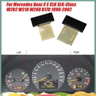lenachristy 1Pair Dashboard LCD Screen for   C E CLK -Class W202 W210 W208 R170 1998-2002 Air-Con In