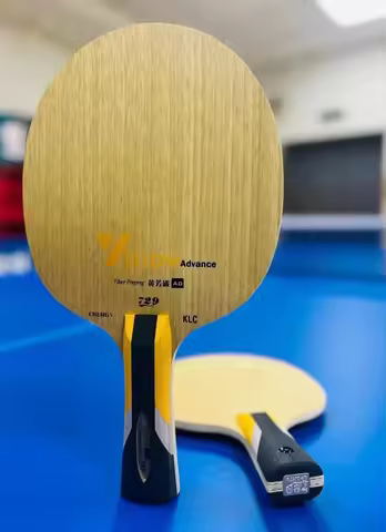 729 Friendship Yellow KLC AD Table Tennis Blade 5 Wood 2 Arylate Carbon Professional Ping Pong Blade