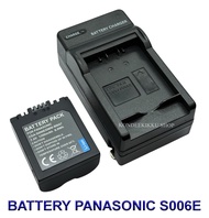 CGA-S006E \ CGR-S006E \ S006E \ S006A \ S006 \ DMW-BMA7 แบตเตอรี่ \ แท่นชาร์จ \ แบตเตอรี่พร้อมแท่นชา