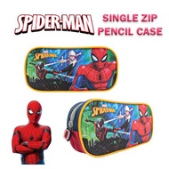 Original Marvel SPIDERMAN KIDS PENCIL CASE BIG COMPARTMENT CUTE KOTAK PENSEL LELAKI