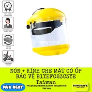 NÓN KÍNH CHE MẶT CÓ ỐP BẢO VỆ B1YE FC83C3YE BLUE EAGLE TAIWAN CHỐNG VĂN BẮN LÀM VƯỜN[CHÍNH HÃNG] ( 1
