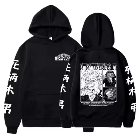 Anime My Hero Academia MHA Hoodie Shigaraki Tomura Manga Sweatshirt Boku No Hero Academia Gift Cloth