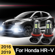 2X Car LED Front Fog Light Lamp Bulb Accessories For Honda HR-V HRV HR V 2016 2017 2018 2019