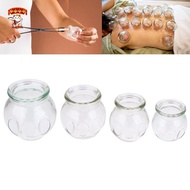 Amonghot> 1PC Glass Cupping Body Massager Gua Sha Massager Scraping Cupping Cups Massage Fire Glass 