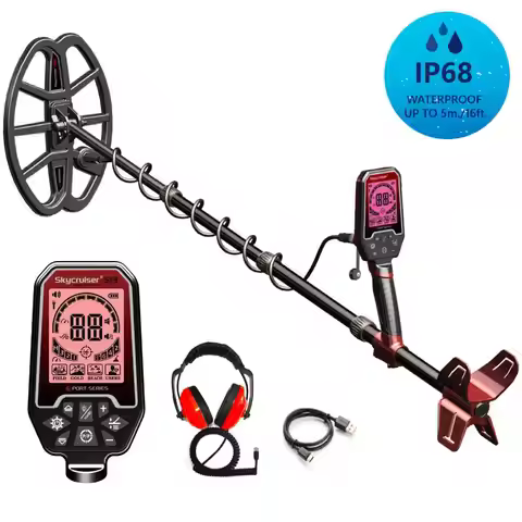 Metal Detector New Skycruiser Exploration System IP68 Fully Waterproof & Long Range for Land Underwa