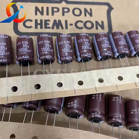 10PCS KZH 35V1000UF Volume 12.5X20MM NCC Electrolytic capacitor EKZH350ETD102MK20S 1000UF 35V NEW
