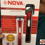 Mesin Potong Rambut Nova tanpa Wayar Bateri Boleh Cas Hair Cutting Machine Cordless Rechargeable Bat