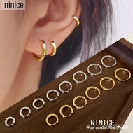 [ninice] Retro geometric earrings fashion Joker round earrings V8TV
