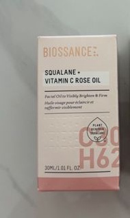 *美國🇺🇸現貨*Biossance角鯊烷維他命C玫瑰美白保濕防敏精華30ml