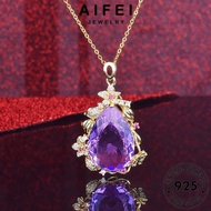 AIFEI JEWELRY For Perak 925 Creative Pendant Accessories Drop Korean Chain Necklace Rantai Sterling 