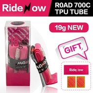 Ridenow 700C Ultralight TPU Inner Tube 19g 700x18-28c Road Bike Inner Tube 65mm/85mm. For Disc Brake