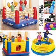 Children's Inflatable Bounce House Toy Small Playground Naughty Jumping Ball Pit Inflatable Castle I