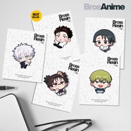 YMS4 - [BROOCH] ANIME PIN BROS JUJUTSU KAISEN KIMETSU NO YAIBA BOKUNO ONE PIECE BLUELOCK SAKAMOTO WI