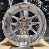 car ✻Work Emotion CP2 Silver Sport Rim 17x8JJ ET35 (4x100114.3)♕