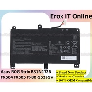 Asus ROG Strix FX505 FX504 FX504GM FX505GM FX504GD FX80 G531 G531G G531GV G531VW B31N1726-1 B31N1726