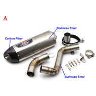 Slip On Motorcycle Exhaust muffler Mid Link Pipe for KTM Duke 200 Duke 390 Duke 250  Exhaust Escape 