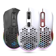 mouse wireless bluetooth mouse HXSJ Hollow Wireless Mouse T28 Rechargeable RGB Luminous 4800dpi Inte