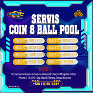 Coin 8Ball Pool Mini clip Termurah