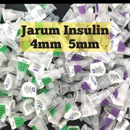 Jarum Insulin 10pcs 4mm 5mm Untuk Semua Jenis Pen Insulin
