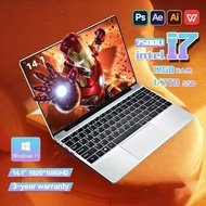 2025 Laptop Computer Windows 11 Notebook 14.1 Inch Intel I7-7500U 12GB 1TB/2TB 1920*1080 Resolution 