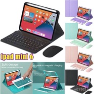 ✿Original✿Keyboard Mouse For iPad Mini 6 2021 8.3" Bluetooth Wireless Keyboard Magnetic Stand Removable Cover