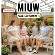 9XL hp BB110-150kg LD160 SUPER JUMBO SLEEVE SET BB110-150 PROMO BABYDOLL PAJAMA SET