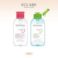 Slim Toner H2O with Makeup 8cc Makeup Remover Purifying Micron Water 500ml Sebium, Pump Type Reverse