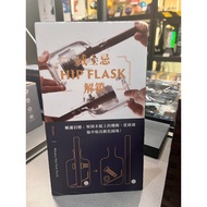 Glass Bottle Stick Bolt Hip Flask Puzzle for solving with HIGH IQ