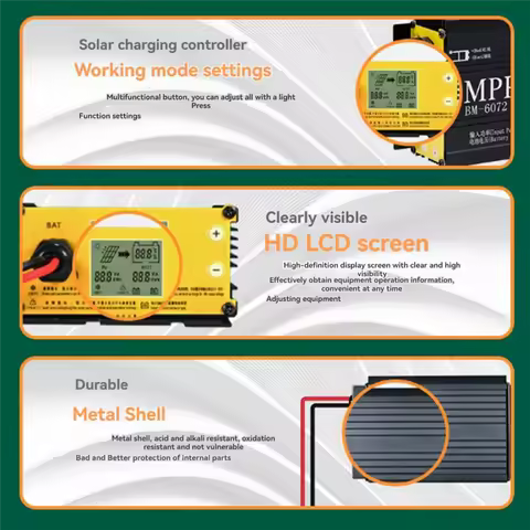 BM6072 600W MPPT Boost Solar Charge Controller For 24V 36V 48V 60V 72V Battery System Solar Panel 12