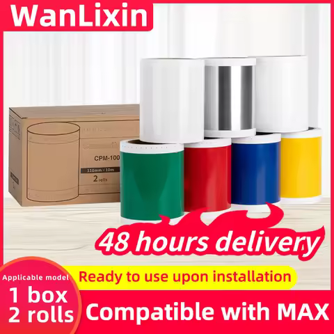 2 Rolls color SL-S112N,SL-S113N For MAX CPM-100HC 100G3C 100G5C 100HG3C 100HIII PM-100A 100HG S115N 