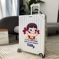charging luggage🌞HOT SALE🌞Cartoon Suitcase Trolley Case Small22Inch LuggageinsInternet Celebrity Women24Inch Aluminum Fr