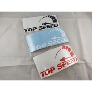 Sticker kereta/motor. Top Speed.