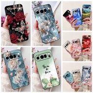 For Google Pixel 10 Pro Case GEHN3 G4QUR New Beautiful Flower Bowknot Soft Silicone Cover For Google