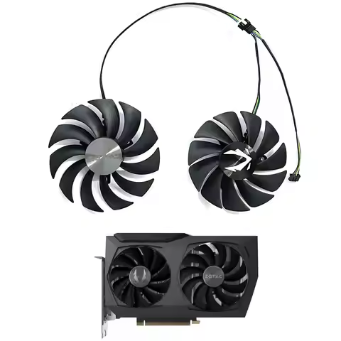 New 100MM CF1010U12S 89MM CF9015H12S 4PIN RTX3070 3070TI GPU Fan for Zotac Gaming RTX 3070 Dual Edge