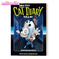 Milu Junji Ito S Cat ไดอารี่ Yon Mu ปกแข็งการ์ตูน Junji Ito หนังสือภาษาอังกฤษต้นฉบับ