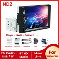 Navifly ND2 7" 1Din Car MP5 Universal Radio Multimedia Player Mirror Link Carplay Android Auto Video