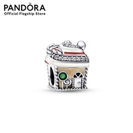 Pandora Festive Gingerbread House Charm เครื่องประดับ   ชาร์ม ชาร์มสีเงิน สีเงิน ชาร์มเงิน เงิน ชาร์