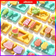 ins hot High Barrier-free Kitchen Ice Cream Tools Ice Cream Mold New Silicone Ice Cream Mold Kitchen Tool Popsicle Mold Silicone DIY Silicone Popsicle Maker Cake Mold ulife