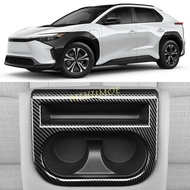 Car Rear Seat Cup Holder Panel Cover Trim Interior For Subaru Solterra Toyota bZ4X 2023 2024 2025 Ca
