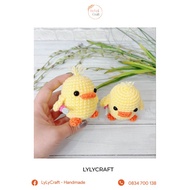 DIY Gói Nguyên Liệu Móc Len Thú Chibi Nhồi Bông - Nghệ Thuật Móc Len Amigurumi Làm Quà Tặng Handmade