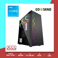 PC GAMING Mantul Intel Core i3 10105F I GTX 1650 4GB I 8GB I SSD 120GB