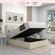 [Pre-order - 7 Days] mooZzz | Ruben Headboard + Shelby Divan / Storage Bed / Single / Super Single / Queen / King / Solid Wood / Upholstered / European Gas Spring System / High Density Foam / Space Savvy